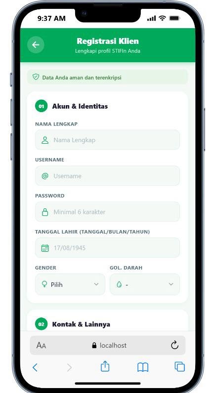 App screen 1
